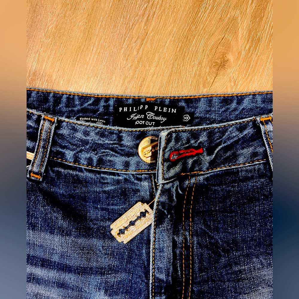 Philipp Plein Indian Cowboy Boot Cut Jeans Size 30